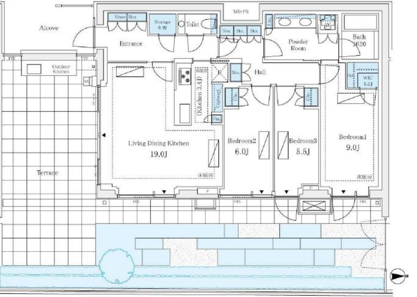 Mita Garden Hills Villa 102 — Floor Plan